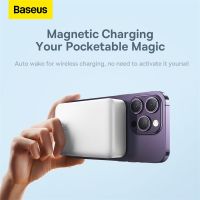 Baseus Power Bank 20000mAh Mini Magnetic Wireless Fast Charge With Auto-wake For iP 14 13 12 Pro Max Magsafe Powerbank