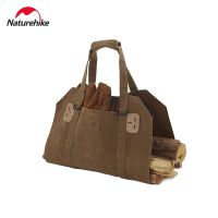 ▲♟☎ Naturehike Supersized Canvas Firewood Carrier Log Carrying Bag Wood Carrier for Firewood Log Carrier Fireplace Tote Storage Bag