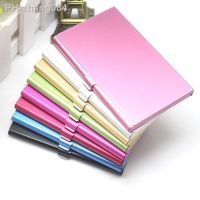 Men Business Card Case Stainless Steel Aluminum Holder Metal Box Cover Women Credit ID Business Card Holder Case