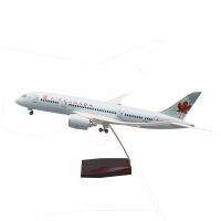 [47cm] Air Canada Boeing 787 Airplane Model with LED Light (Touch or Sound Control) Plane ของเล่น ของสะสม เสริมฮวงจุ้ย