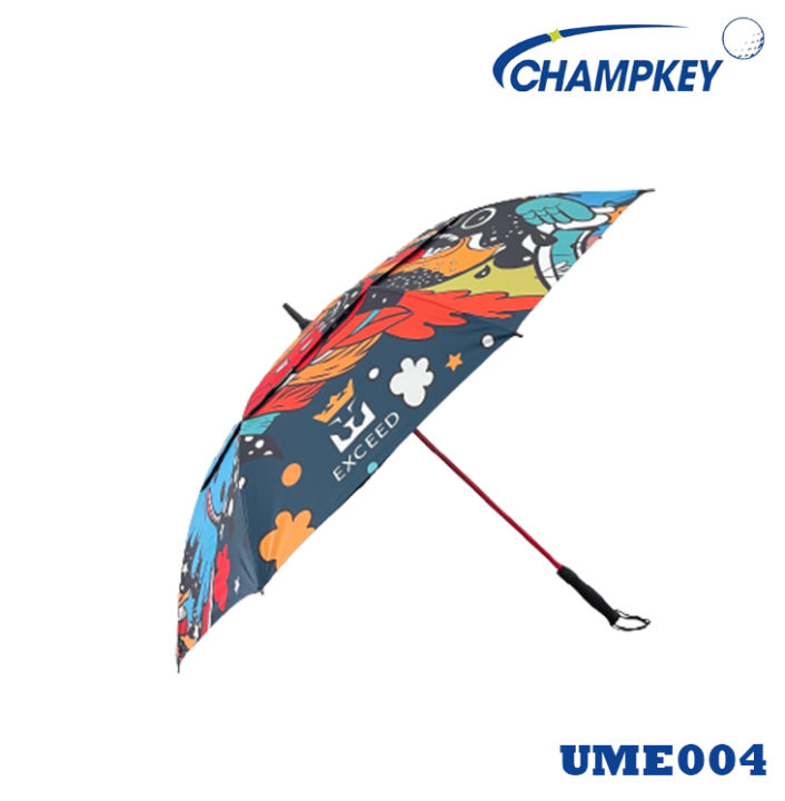 champkey-ร่มกอล์ฟ-แบบหนา-2-ชั้น-ลาย-monster-หมาลิ้นแดง-ume004-golf-umbrella-new-collection