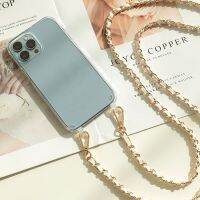 【16- digits】สร้อยข้อมือหนังสายโซ่ Crossbody Lanyard เคสโทรศัพท์สำหรับ Iphone X XS Xs Max XR 11 12 13 14 Pro Max 6S 7 8 Plus Cover