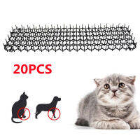 20 PC 13 ซม. X 48.5 ซม. สวนกระตุ้น Strip ขุดหยุด Cat Deterrent Mat Spike แบบพกพา Anti - แมวสุนัขสวนกลางแจ้งร้อน