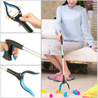 Litter Reachers Foldable Long Trash Clamps Grab Pick Up Tool Curved Handle Design Factory House Garbage Pickup Grabber Tools