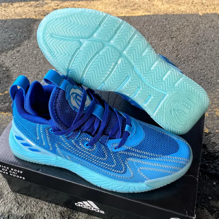 D Rose Son of Chi 2.0 Light Blue Colorway Sports Basketball Shoes for