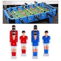 Kesoto 10 X เครื่องเล่นฟุตบอลตาราง Universal Foosball อะไหล่5สีแดง + 5สีฟ้า Foosball Player Foosball Balls เปลี่ยนเครื่องฟุตบอลตุ๊กตา