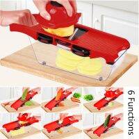 Multi-function 6 Blades Slicer Fruit Cutter Sets HILIFE Vegetable Mandoline Grater