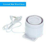 External Mini Wired Siren 110dB Prompt Alert Alarm to Anti-thief Intrusion Smoke Alarm &amp; Gas Leakage from Home Alarm System Household Security Systems