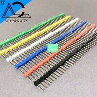 1x40 Pin 2.54mm Single Row Male ก้างปลา สีเหลือง