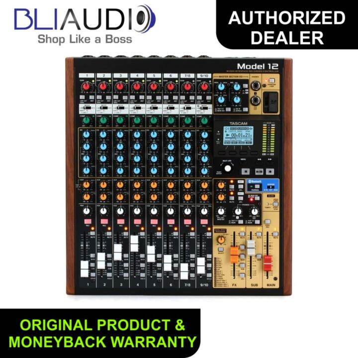 TASCAM MODEL 12 Multitrack Recorder Mixer 12 Channel Lazada Indonesia