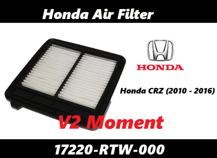 Honda CRZ 2012 (NEW) OEM Air Filter (17220RTW000) Lazada