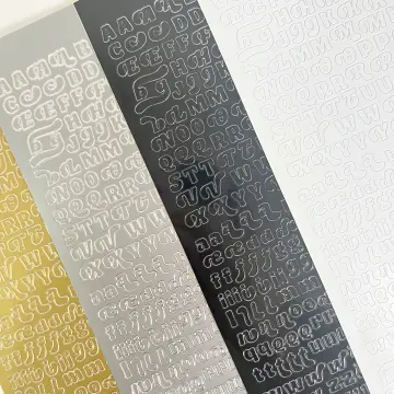Silver Letter Sticker Fabric ราคาถูก ซื้อออนไลน์ที่ - ม.ค. 2024