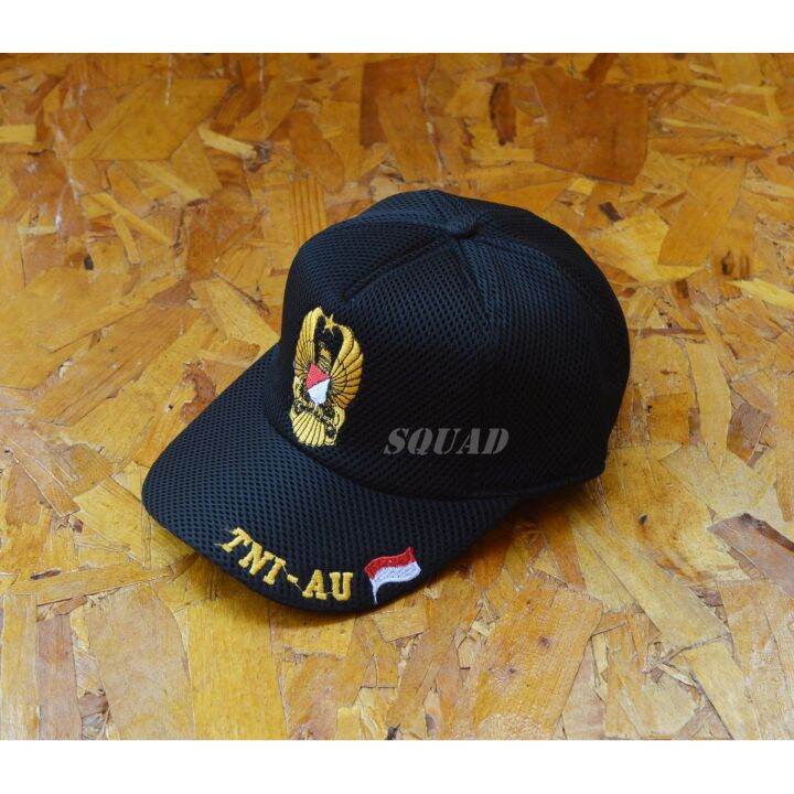 topi pria / topi angkatan / topi tni au /squad.ajoee | Lazada Indonesia