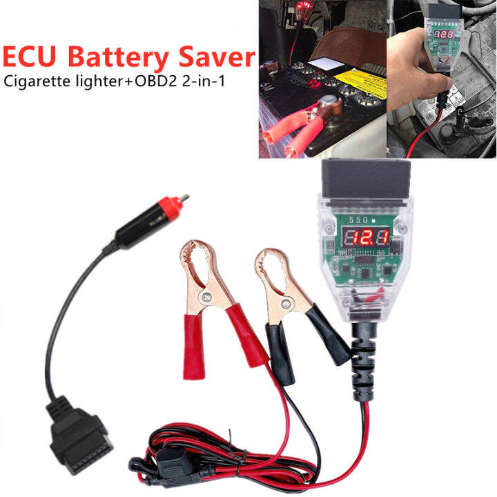 OBD2 Car Computer ECU Memory Saver OBD Connect Emergency ECU Battery