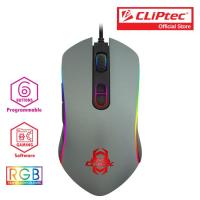 ** Big Sale ลดกระหน่ำ ถูกสุดๆ ** เม้าส์เกมส์มิ่ง ยี่ห้อ CLiPtec RGS571-02 GREY MEGANOT RGB 3200DPI PRO