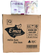 HCM - Sỉ - thùng 30 gói giấy vuông E mos cao cấp thumbnail