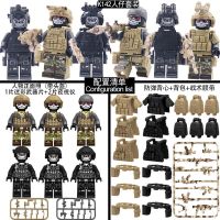 Compatible with LEGO horror ghost special police minifigure police military special forces anti-terrorism assembled small doll boy toy