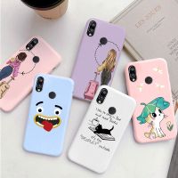 BGF for P20 Smiley Painted Cartoon Silicone Soft Back Cover P 20 P20Lite Cases