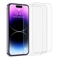 （A New sale）4ชิ้นกระจกป้องกันสำหรับ iPhone 14 13 12 11 Pro Max ป้องกันหน้าจอ iPhone XS Max 13 12มินิ X XR 8 7 6 14บวกกระจก