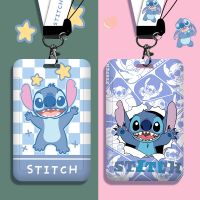 hot！【DT】﹍❡☍  Lilo   Movie Peripherals Card Holder Cartoons Student Lanyard ID Hanging Neck