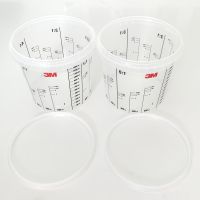 3M ถ้วยเก็บสี-ผสมสี ขนาด 1550 มล.(2ใบ) Paint Mixing Cup with Lid 50404 (พร้อมฝา)