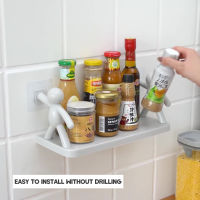 Shower Storage Holder Rack Organizer Bathroom Kitchen Shelf Shampoo Tray Stand No Drilling For Wall Household Item Accessories