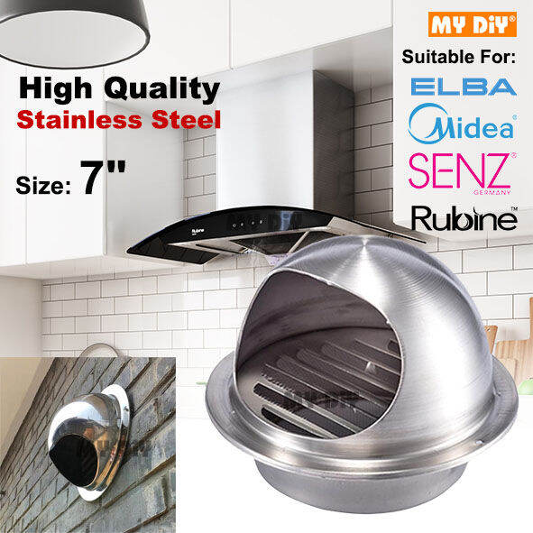 MYDIYSDNBHD High Quality Stainless Steel Cooker Hood Ducting Cap For
