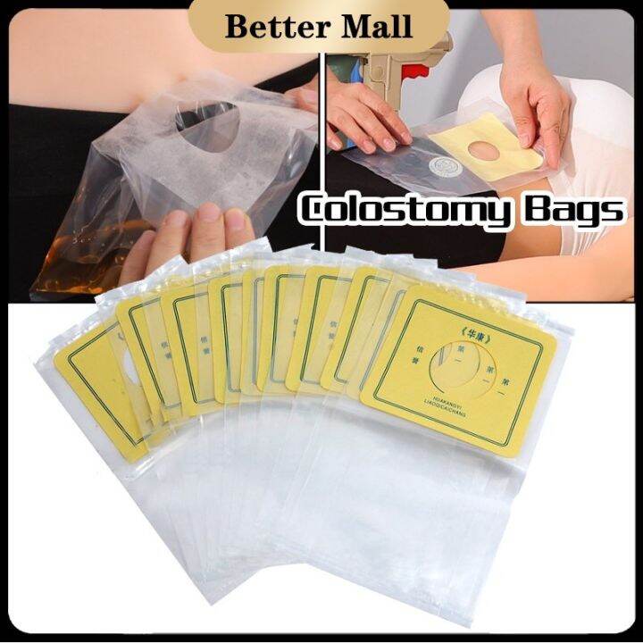 Mom's bag 50pcs Colostomy Bag Disposable Medical Seal Ostomy Bag Ostomy