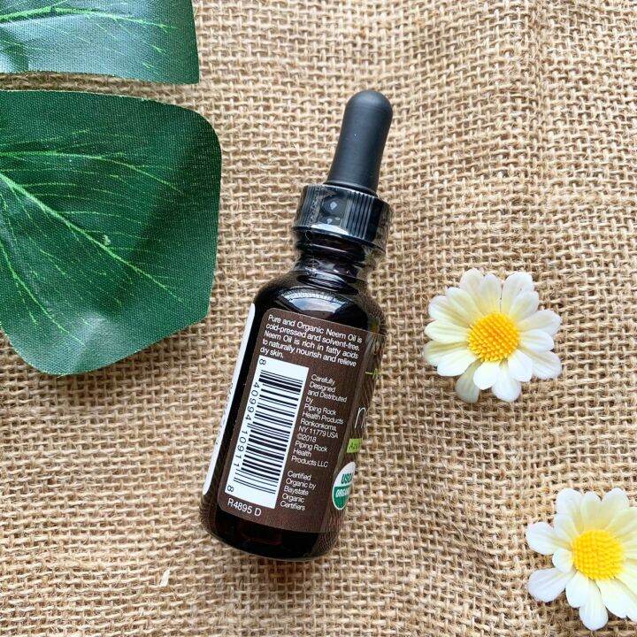 น้ำมันสะเดาสกัดเย็นบริสุทธิ์-100-ออแกนิค-pure-amp-organic-neem-oil-cold-pressed-30-ml-pipingrock