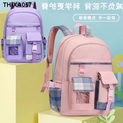 2023 new schoolbag girl pupils to sixth grade or five super portable children during the large capacity