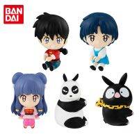 [3C electronic digital] Bandai Gashapon Huggcot Ranma ½ ตุ๊กตาสายข้อมูลกอด Ranma Ou Tendakane แชมพู Saotome Genma ของเล่น Action FIGURE Anime