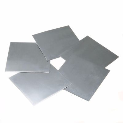 5pcs 140*140*0.2mm High Purity 99.9% Pure Zinc Sheet Plate for Science Lab Camera Remote Controls