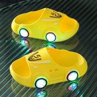 Limited Time Discounts Childrenss Luminous Slippers Car Shape Boys Girls Fashion Cute Shoes Bathroom Children Toddler Slippers