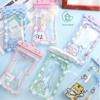 GreenHouse [การจัดส่งที่รวดเร็วจากประเทศไทย] ซองกันน้ำ มาพร้อมสายคล้องแขน waterproof pouch for iPhone Samsung Vivo OPPO Xiaomi Realme