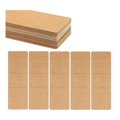 70 Pieces Sleeves Bookmark Holder DIY Resin Bookmarks Blank Display Cards for Bookmark Gift Wrapping
