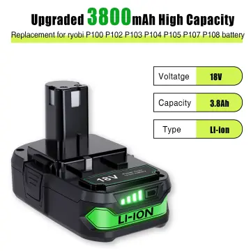 Ryobi p104 battery hot sale