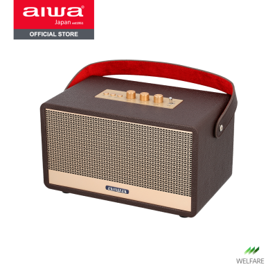 [ผ่อน 0%] AIWA Retro Heritage Bluetooth Speaker ลำโพงบลูทูธพกพา BASS++