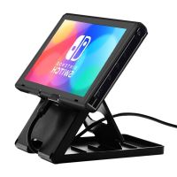 Foldable NS Switch Base Stand Holder Playstand Multi-angle Bracket Compaitble Nintendo Switch Lite OLED Game Console Accessories