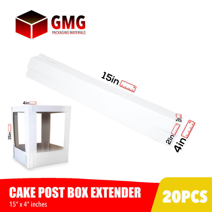 GMG Cake Post Box Extender 15 x 4 inches (20pcs) Lazada PH