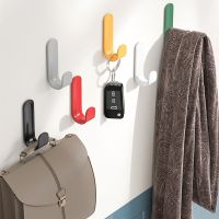 6pcs Adhesive Wall Hooks Door Hanger Coat Holder Organizer Accessories