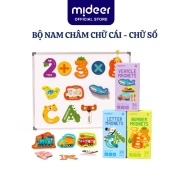 Bảng chữ cái tiếng anh và bảng số nam châm cho bé Mideer Letter Magnets