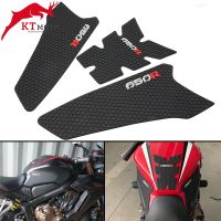 ♦สติกเกอร์แผ่นถังน้ำมันมอเตอร์ไซค์สำหรับ Honda CB650R CB 650R CBR 650R CBR650R 2018-2022ป้องกันถังน้ำมันสติ๊กเกอร์กันลื่นที่จับถัง