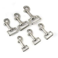 ☃卍♤ 1x Stainless Steel Trigger Swivel Eye Bolt Snap Hook For webbing Leather Craft Bag Strap Belt Clasp Pet Dog Leash Clip Quality