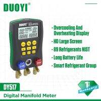 DUOYI DY517 Pressure Gauge Refrigeration Digital Vacuum Pressure Manifold Tester Air Conditioning Temperature Tester Valves Tool