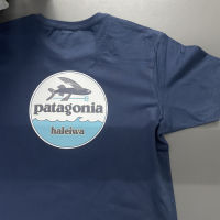 Lhc Patagonia Bata เสื้อยืดคอกลมแขนสั้นเนื้อผ้าฝ้ายพิมพ์ลายทรงหลวมสําหรับผู้ชายและผู้หญิง q