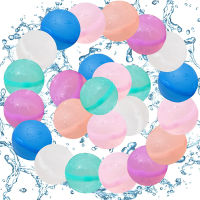 ลูกโป่งน้ำแบบใช้ซ้ำได้ของเล่นสระว่ายน้ำ Pack Splash Ball Latex-Free Water Pool Toys Quick Fill Party Toy Water Ball Floating Ball