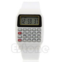 Fad Children Silicone Date Multi-Purpose Kids Electronic Calculator Wrist Watch