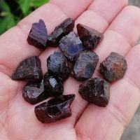 Spessartine Garnet กาเนต น้ำหนัก 127.95 กะรัต จำนวน 12 เม็ด พลอยก้อน ดิบ แท้ ธรรมชาติ พลอยแท้ หินแท้ หินอัญมณี