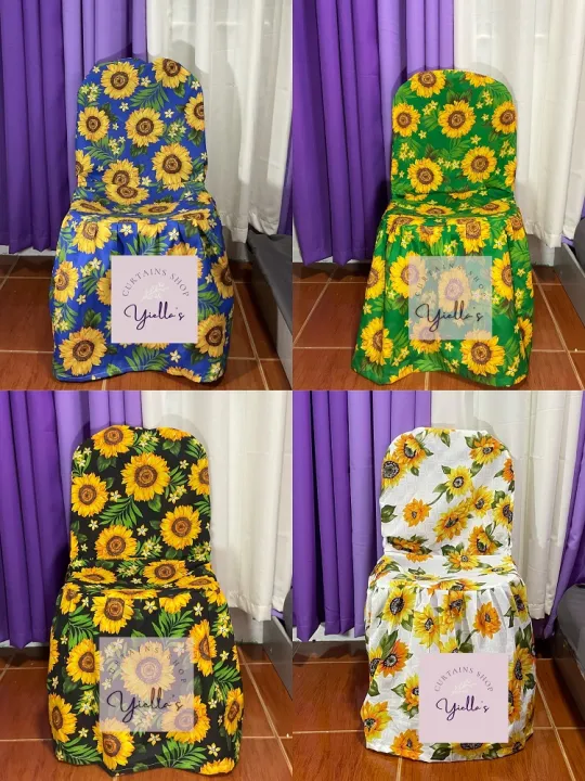 SUNFLOWER Monoblock Chair Cover Standard Lazada PH