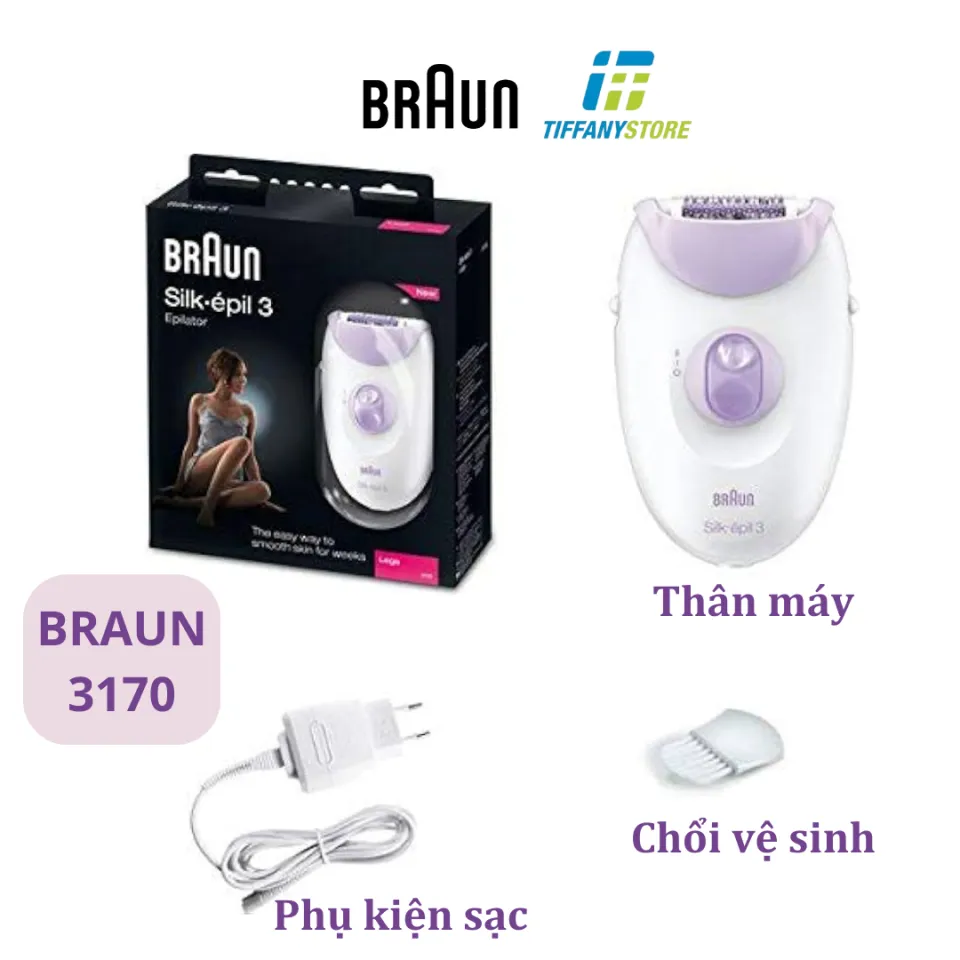 Review Máy cạo lông vùng kín Braun 3170 Silk-Épil 3 Epilator